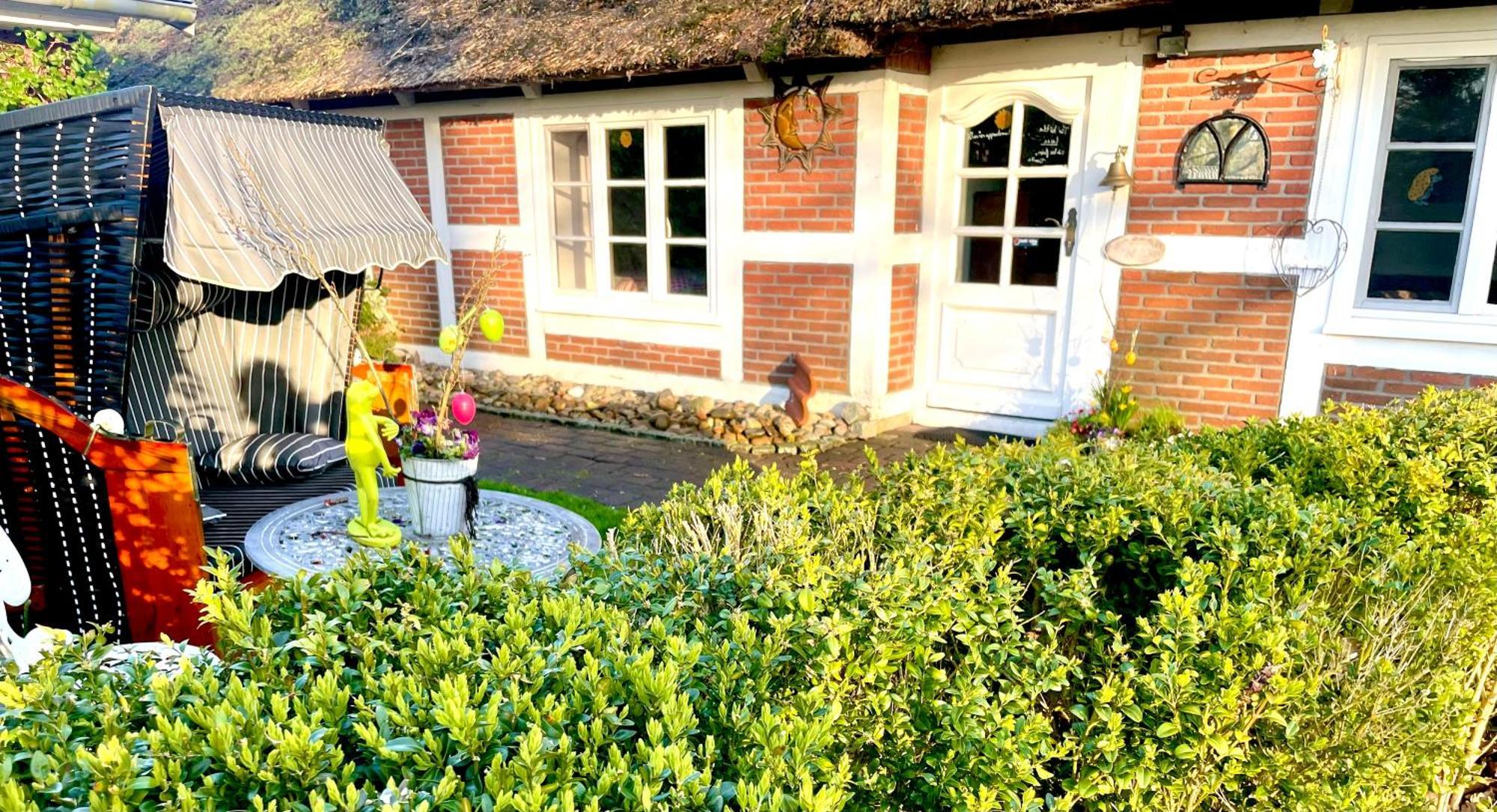 Altes Landhaus Oste, Klavier Appartement, 2 Zimmer Mit Kamin Hemmoor Екстериор снимка